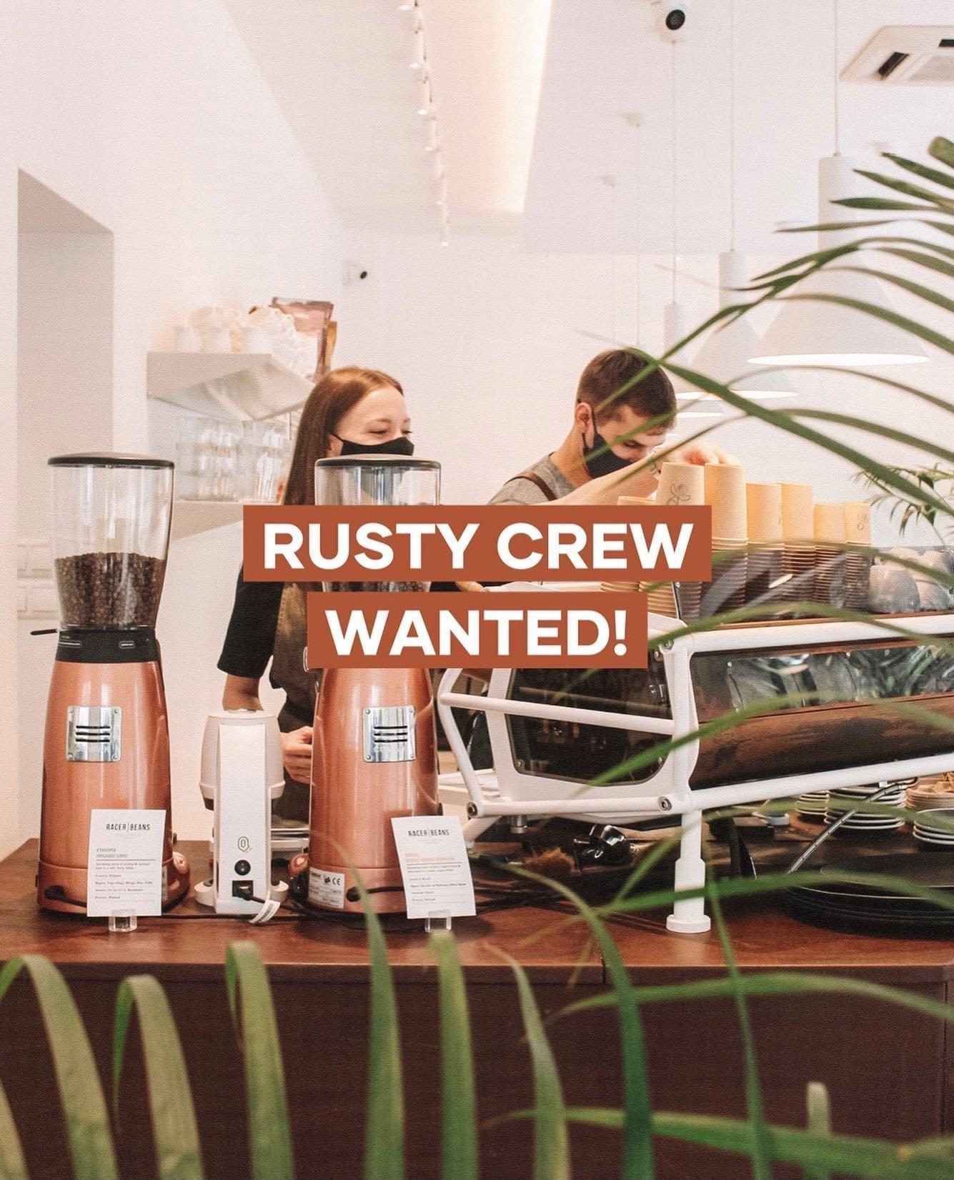 The Rusty Coffee barista állást kínál – barista munka!