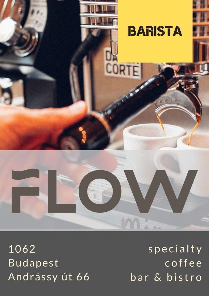 Flow Specialty Coffee Bar & Bistro barista munka állás